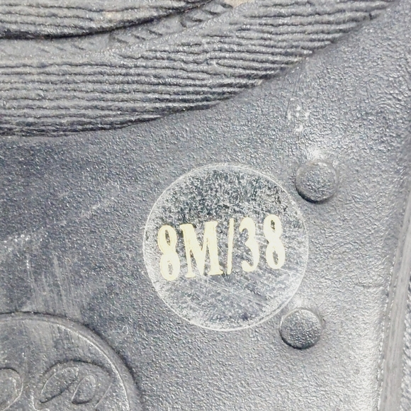 Lucky Brand Bartalino Black Leather Zip Detail Ankle Boots K238 - Picture 11 of 15